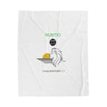 Couverture en peluche de velours  — "NUNTIO" Jean 14:27 Inspirational Throw